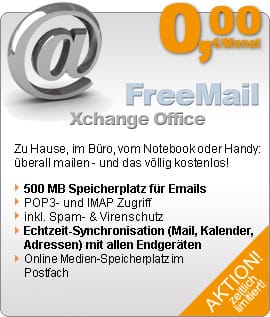 KKostenlose Freemail-Postfächer von Christo.Net